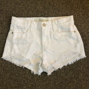 White Abercrombie & Fitch Shorts